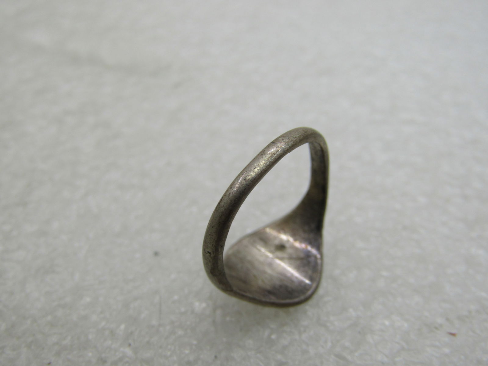 Vintage Sterling Silver Initial Ring, Sz. 5, 1950'S-1960'S - 6