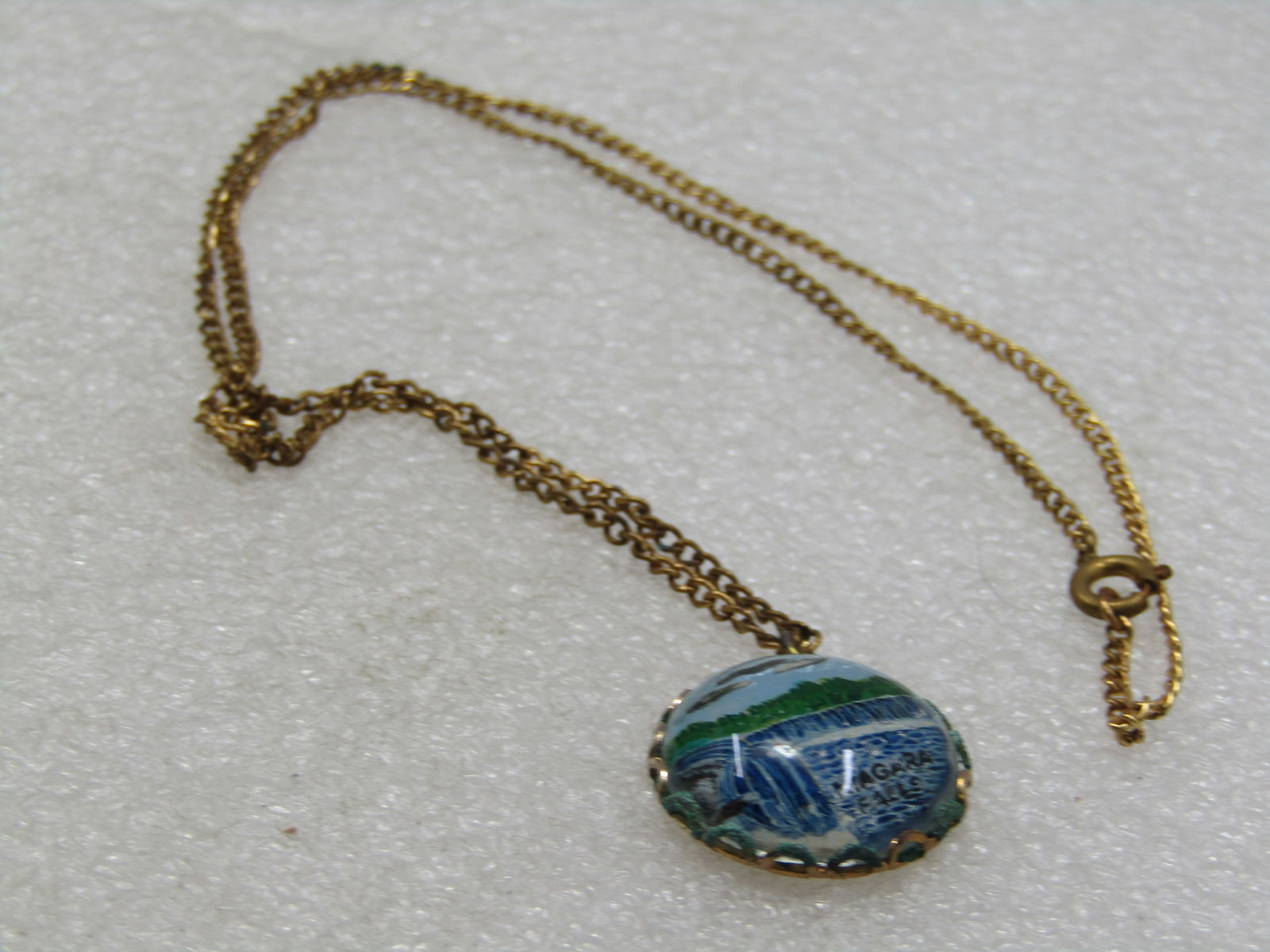 Vintage Niagra Falls Souvenier Necklace, 18", 1950's-1960's - 7