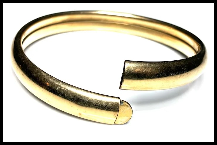 Vintage Classic 1-20 12k GF Bangle Bracelet - 4