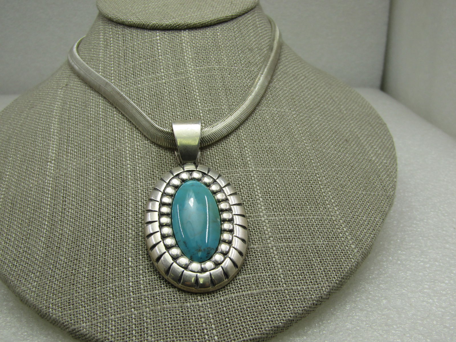 Sterling Southwestern Carolyn Pollack Relios Simulated Turquoise Necklace, 18" - 2
