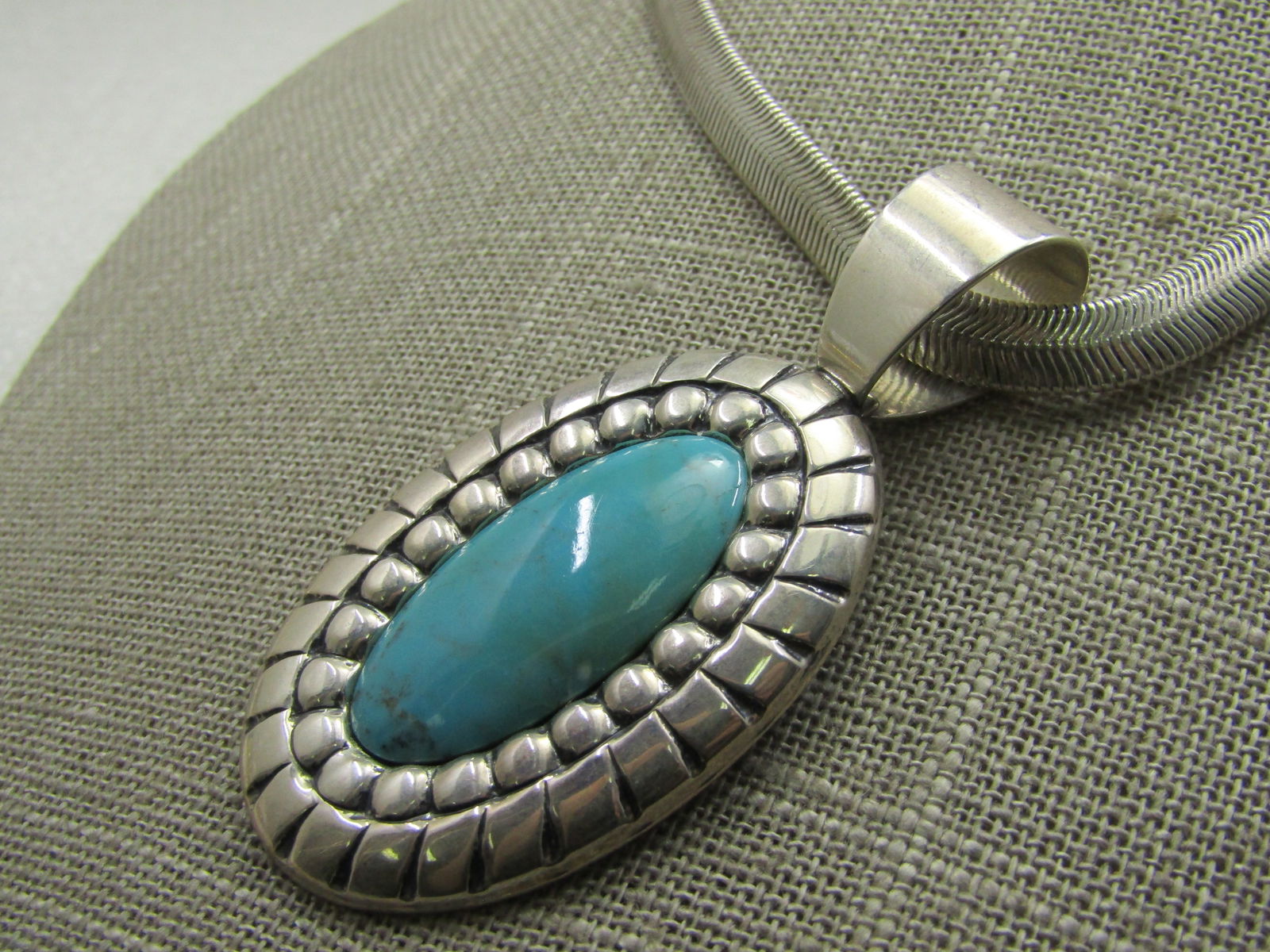 Sterling Southwestern Carolyn Pollack Relios Simulated Turquoise Necklace, 18" - 5