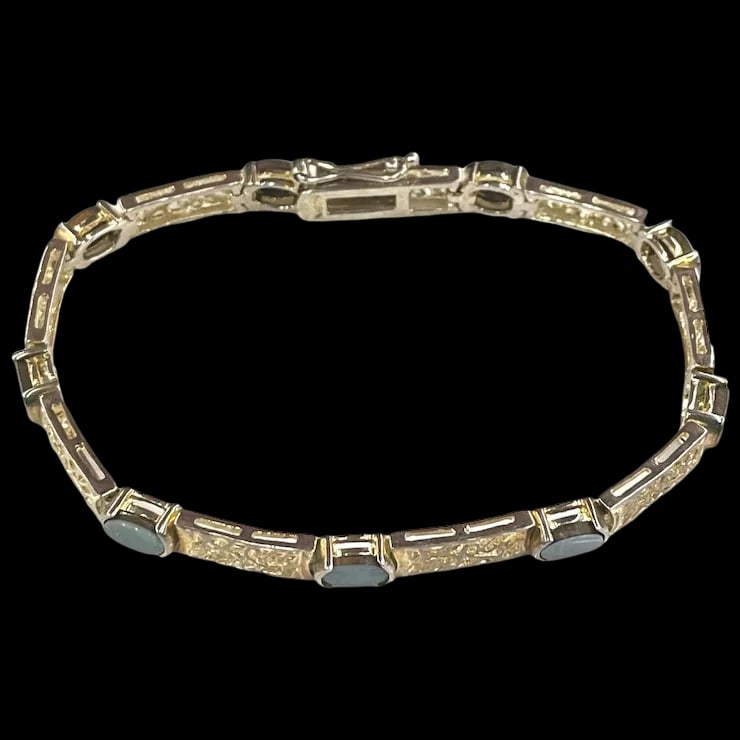 Vintage Sterling Silver Filigree Bracelet (1 of 8)