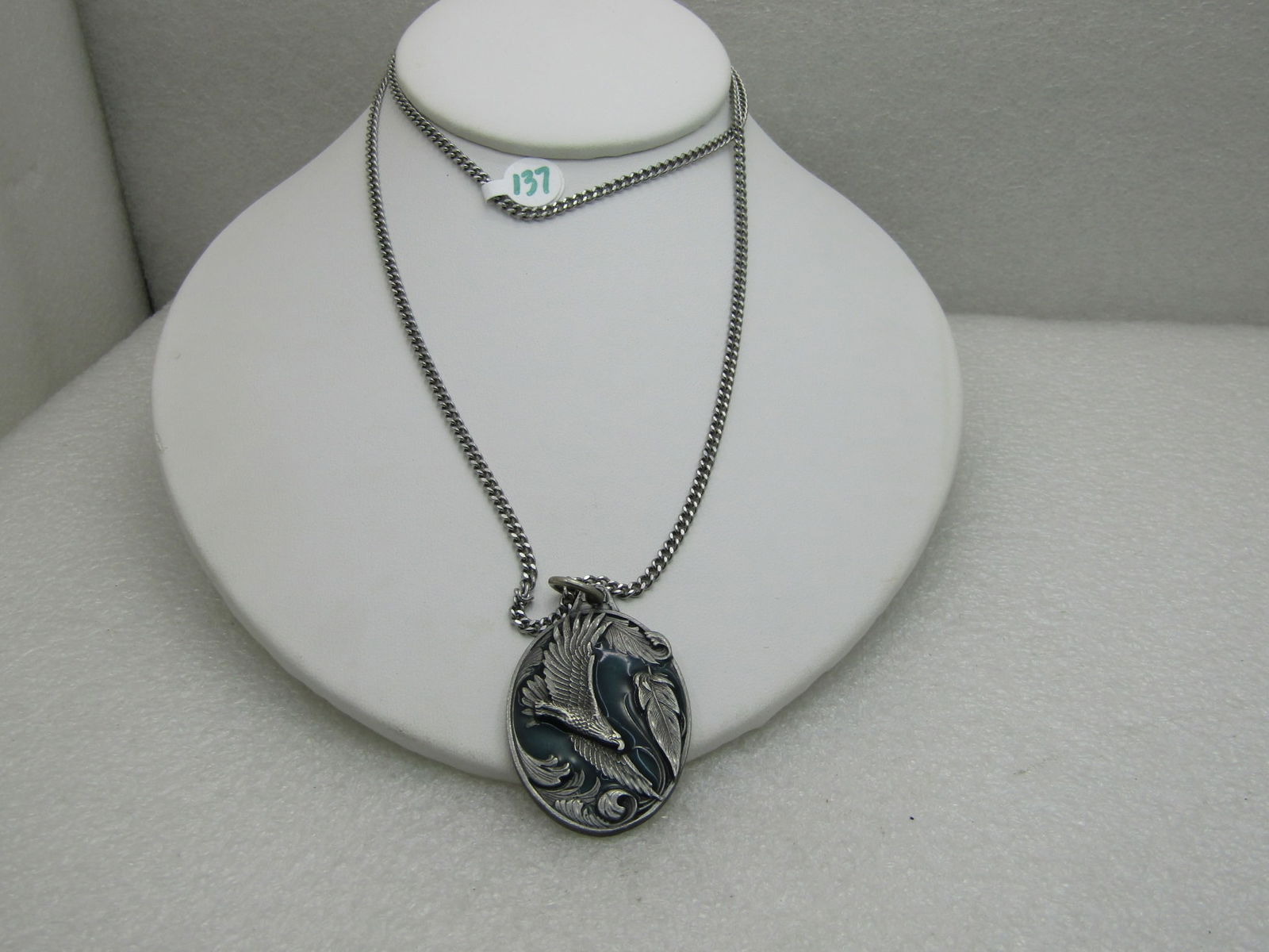 Vintage Eagle Fly High Necklace, 28" (1 of 6)