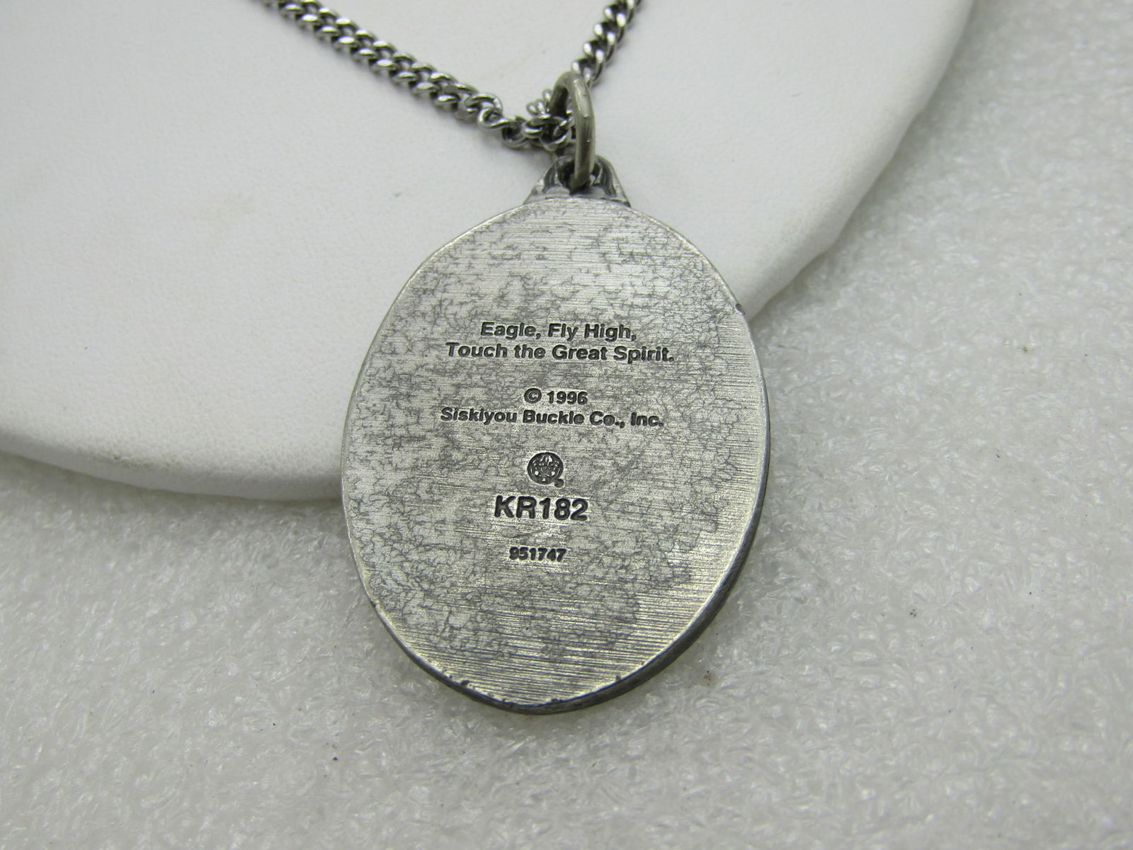 Vintage Eagle Fly High Necklace, 28" - 6