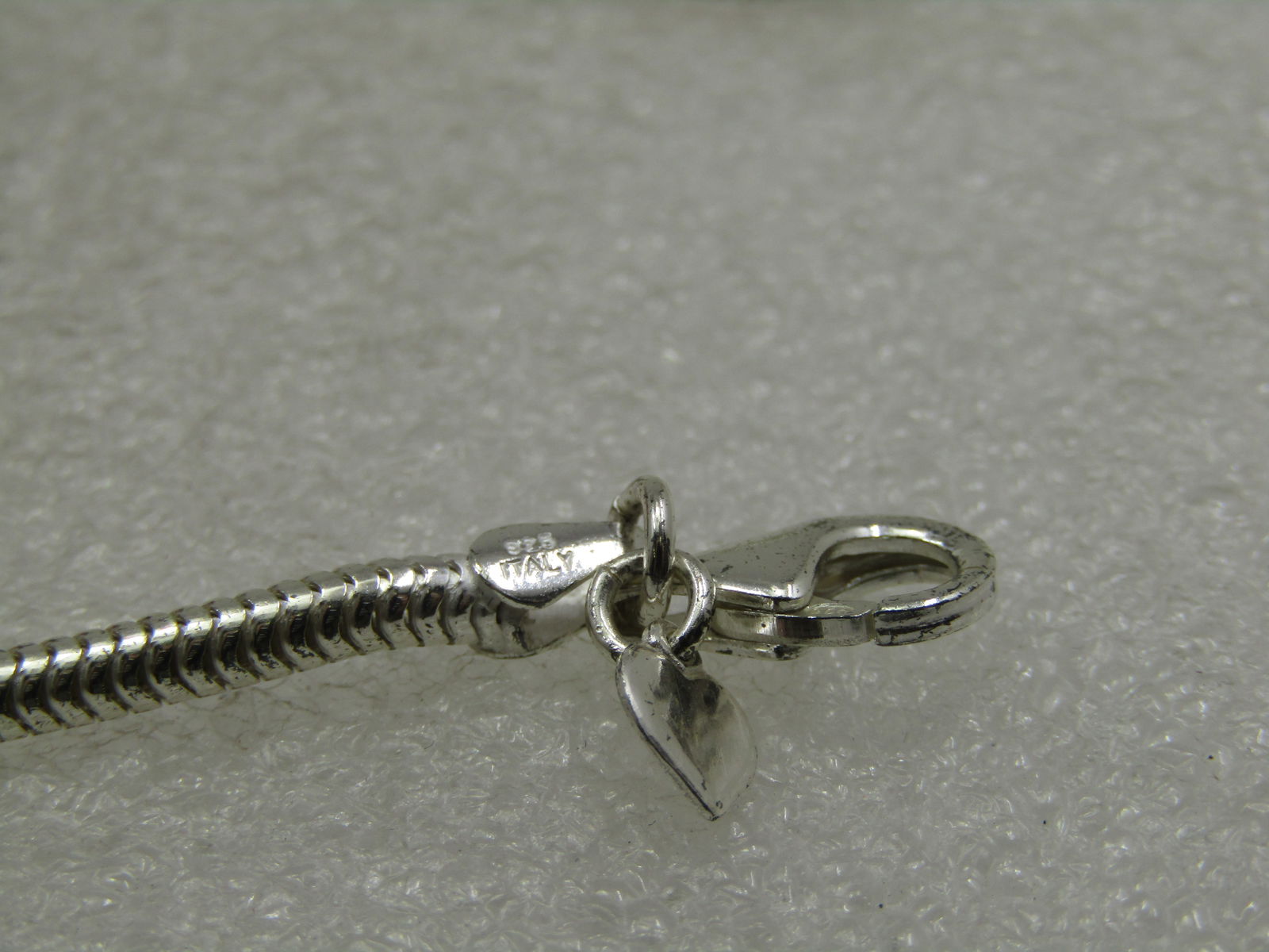 Sterling Silver Rhinestone Slide Charm Bracelet, Kay Jeweler's, Signed MA, 8" - 2