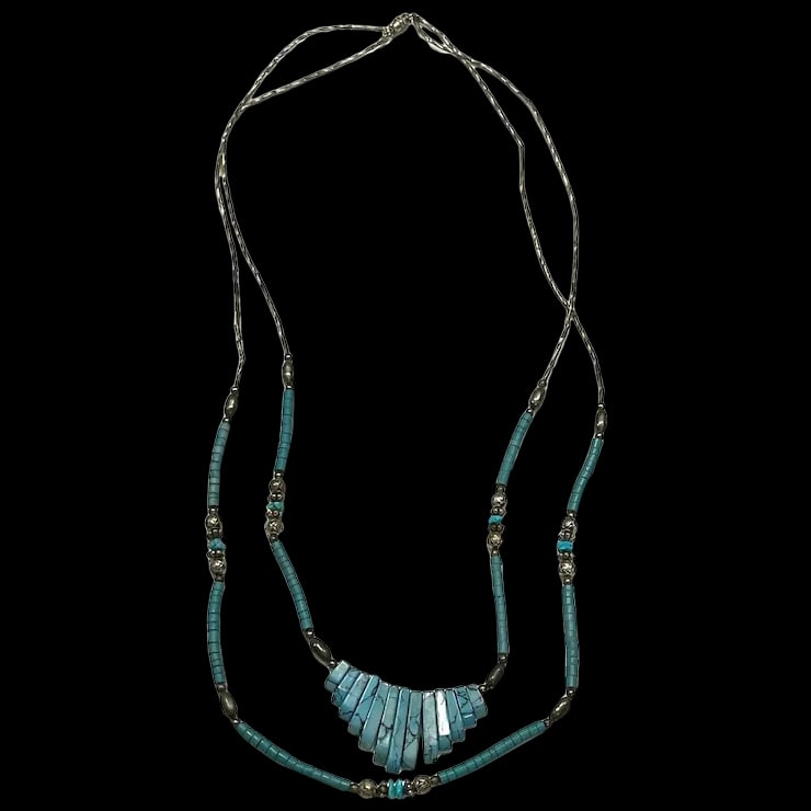 Vintage Native American Beaded Necklace (1 of 5)