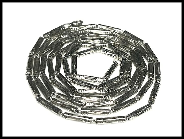 Estate Sterling Silver Ornate Necklace - 2