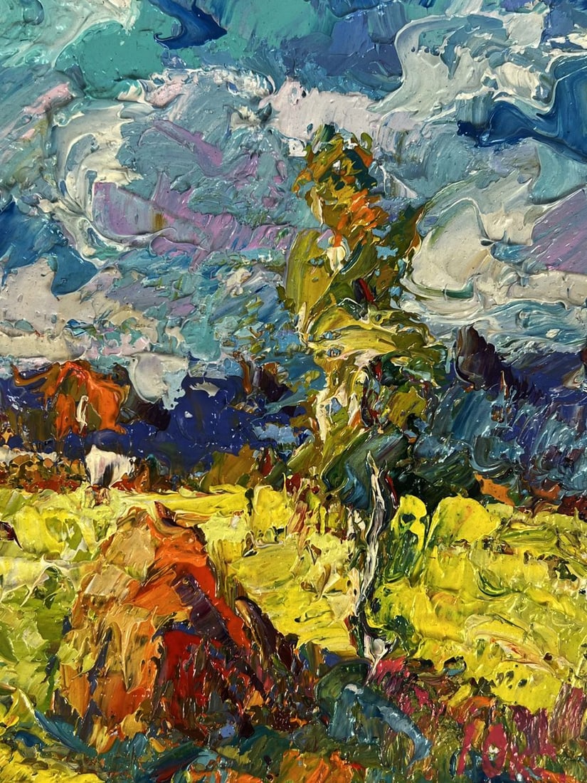 Oil painting Early autumn has arrived Oksana Ivanyuk - 10