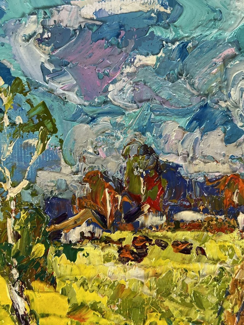 Oil painting Early autumn has arrived Oksana Ivanyuk - 4