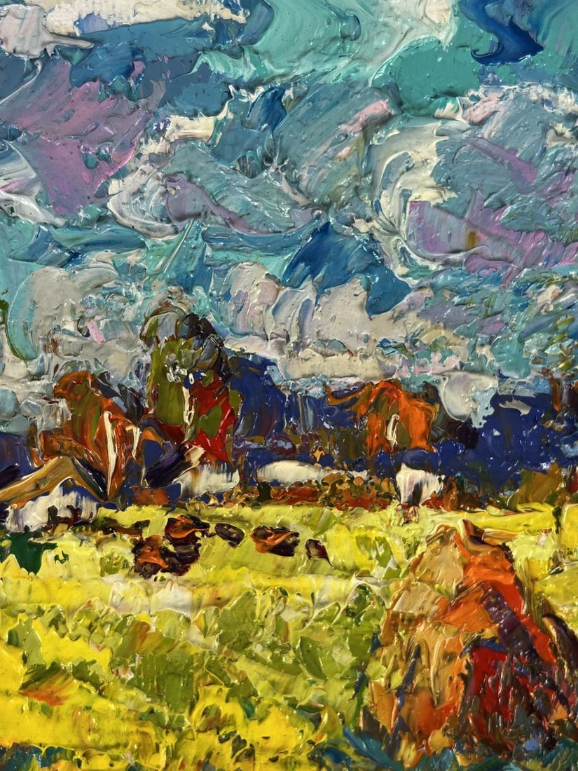 Oil painting Early autumn has arrived Oksana Ivanyuk - 5