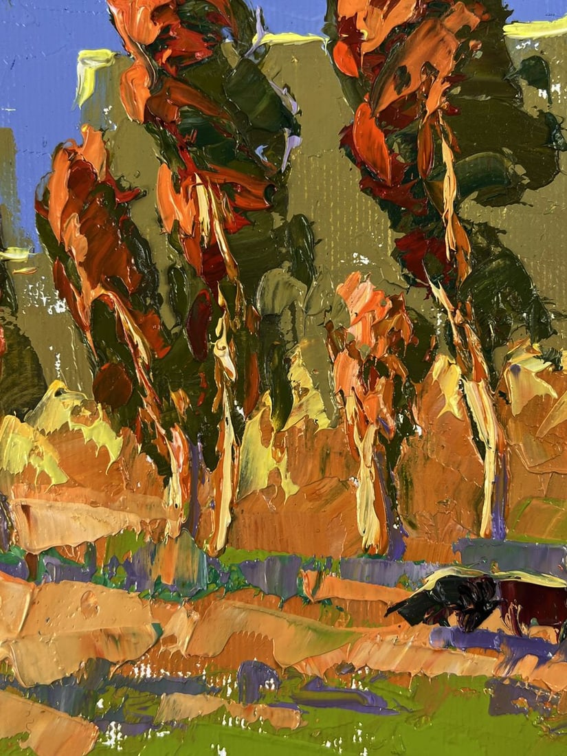 Oil painting Flock in the meadows Oleksiy Ivanyuk - 4