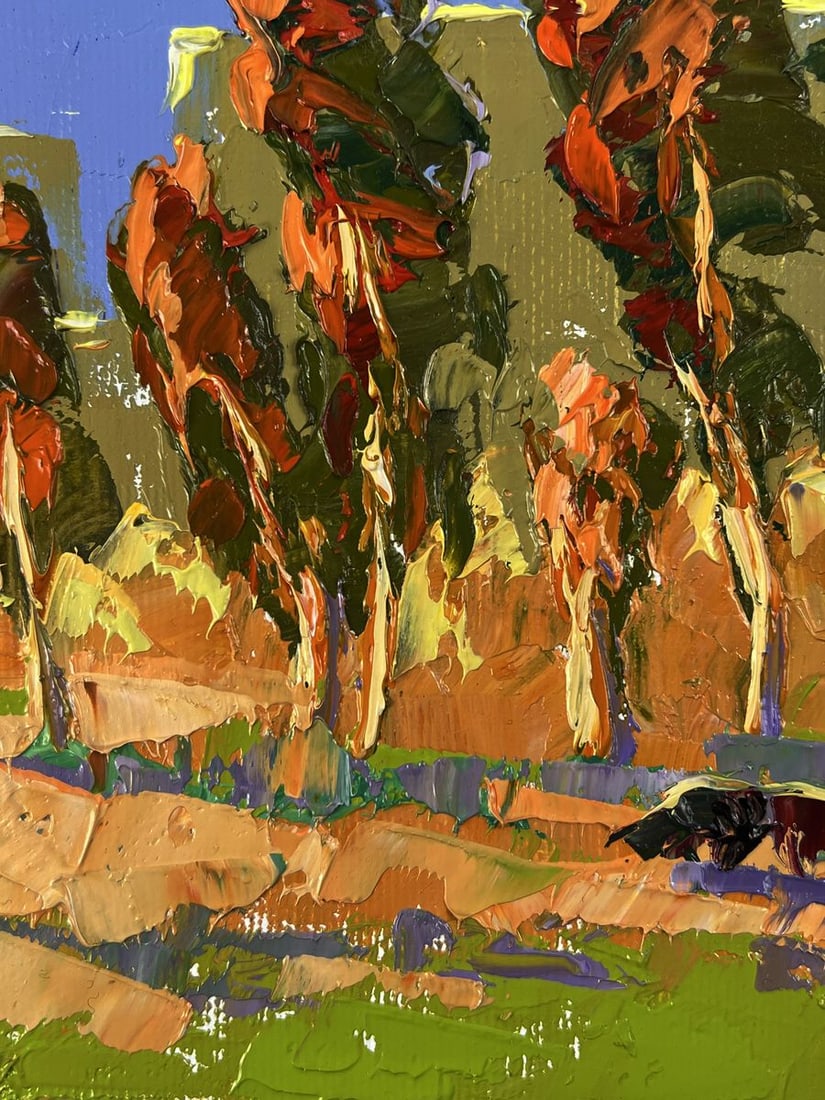 Oil painting Flock in the meadows Oleksiy Ivanyuk - 8