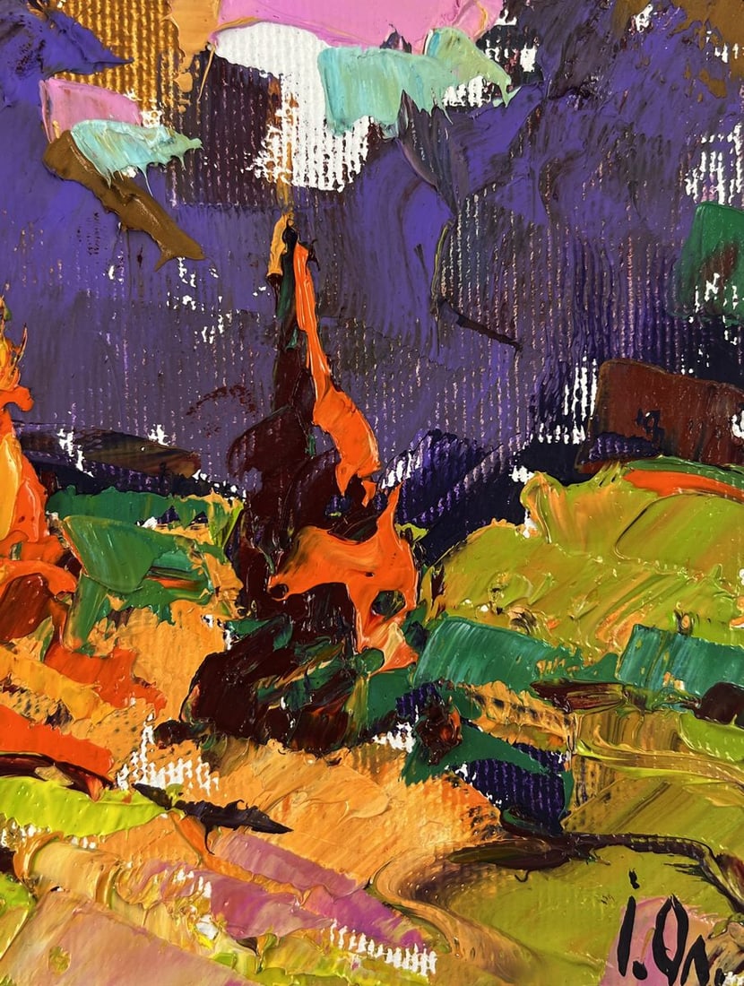 Oil painting Morning dawn in the fields Oleksiy Ivanyuk - 10