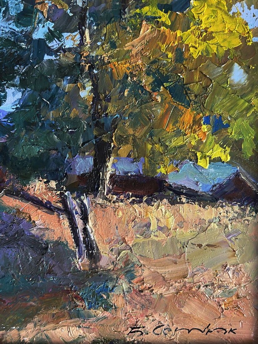 Oil painting House on a hill Boris Serdyuk - 10