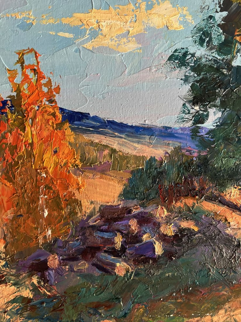 Oil painting House on a hill Boris Serdyuk - 4