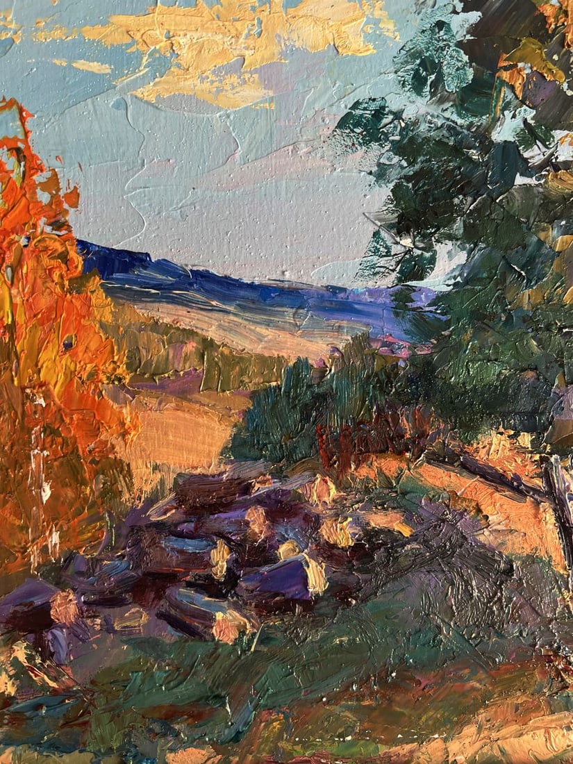 Oil painting House on a hill Boris Serdyuk - 5