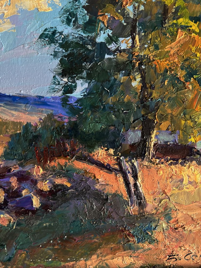 Oil painting House on a hill Boris Serdyuk - 8