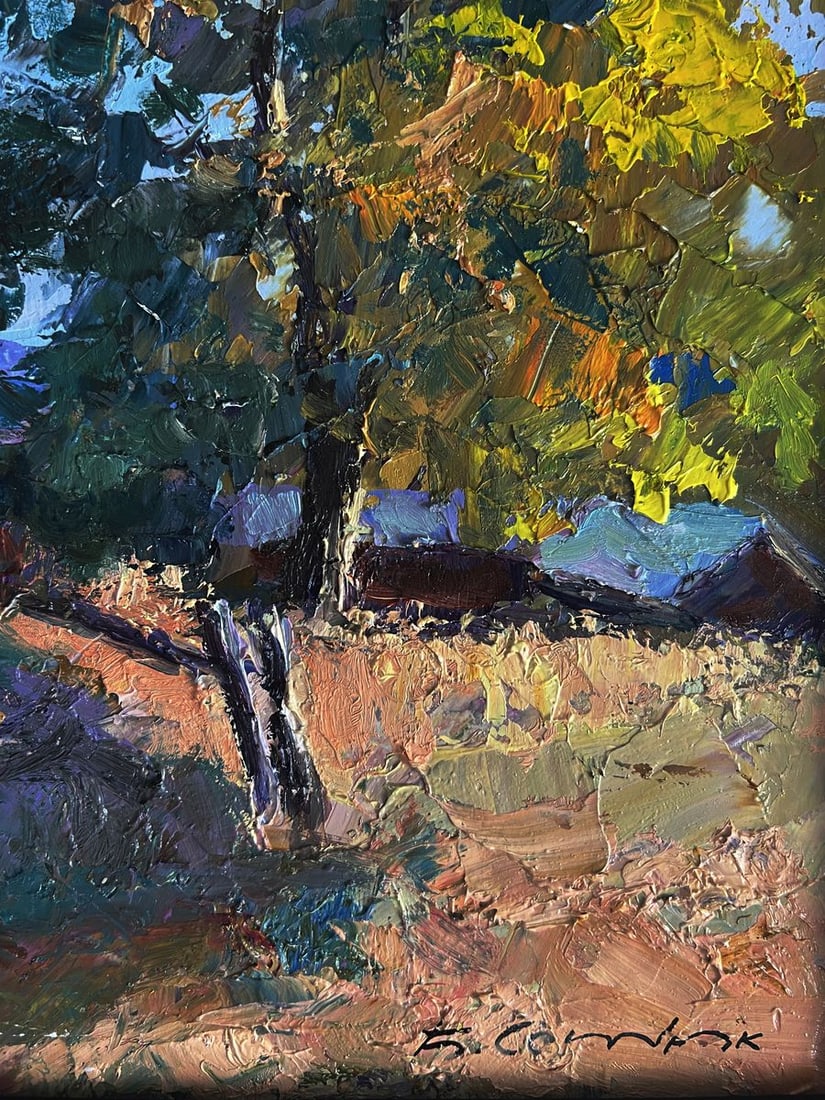 Oil painting House on a hill Boris Serdyuk - 9