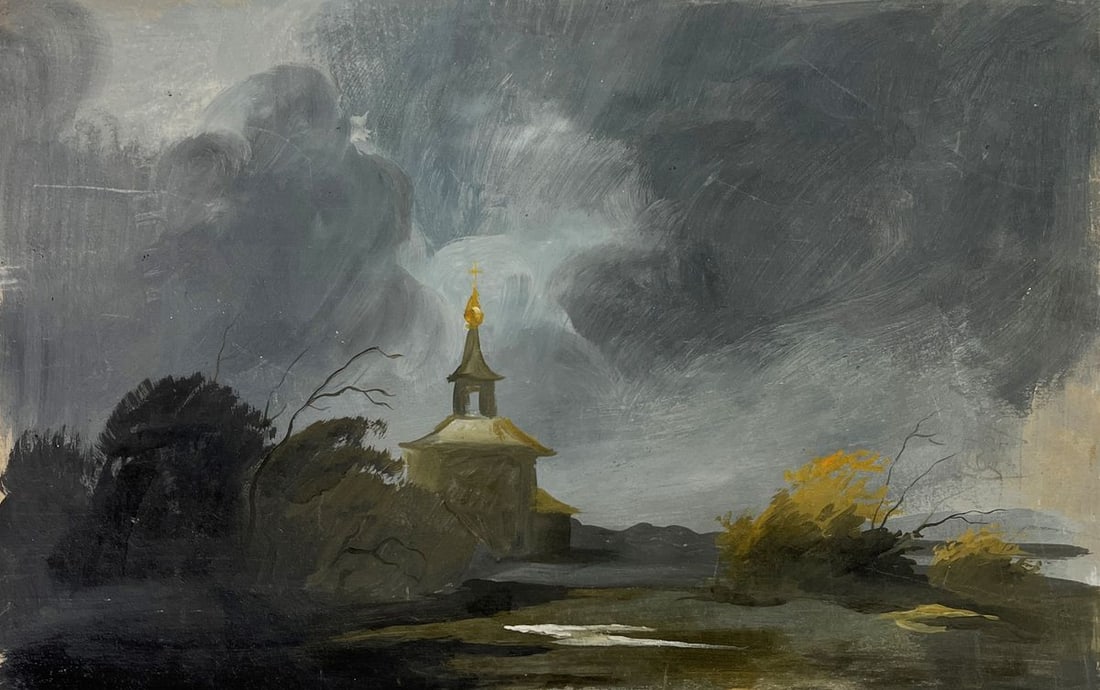 Oil painting A thunderstorm is beginning Oleg Litvinov: Title: Oil painting A thunderstorm is beginning Oleg Litvinov Description: №AAA6070 *** ABOUT THIS PAINTING *** * TITLE: "A thunderstorm is beginning" * ARTISTS: Litvinov Oleg Arkad'yevich* SIZE