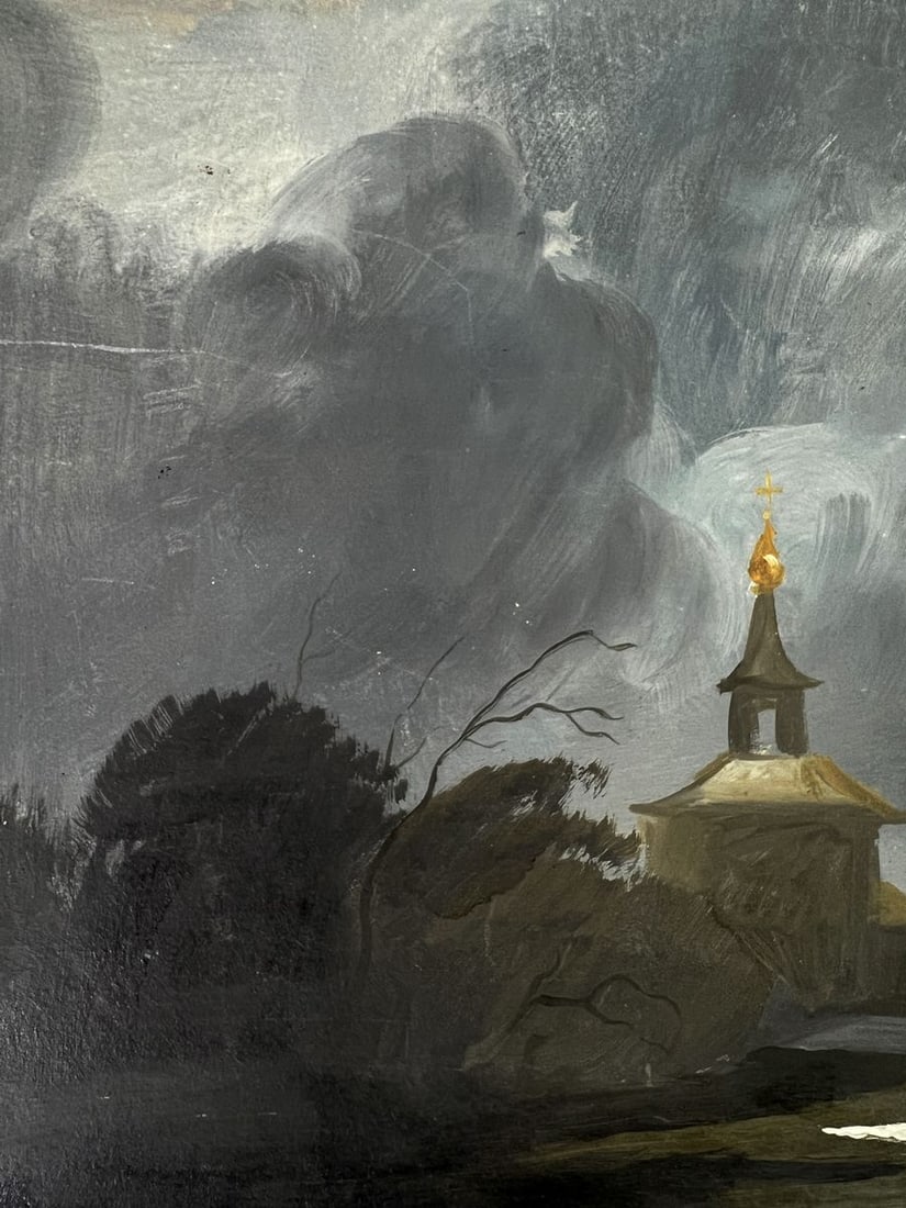 Oil painting A thunderstorm is beginning Oleg Litvinov - 2