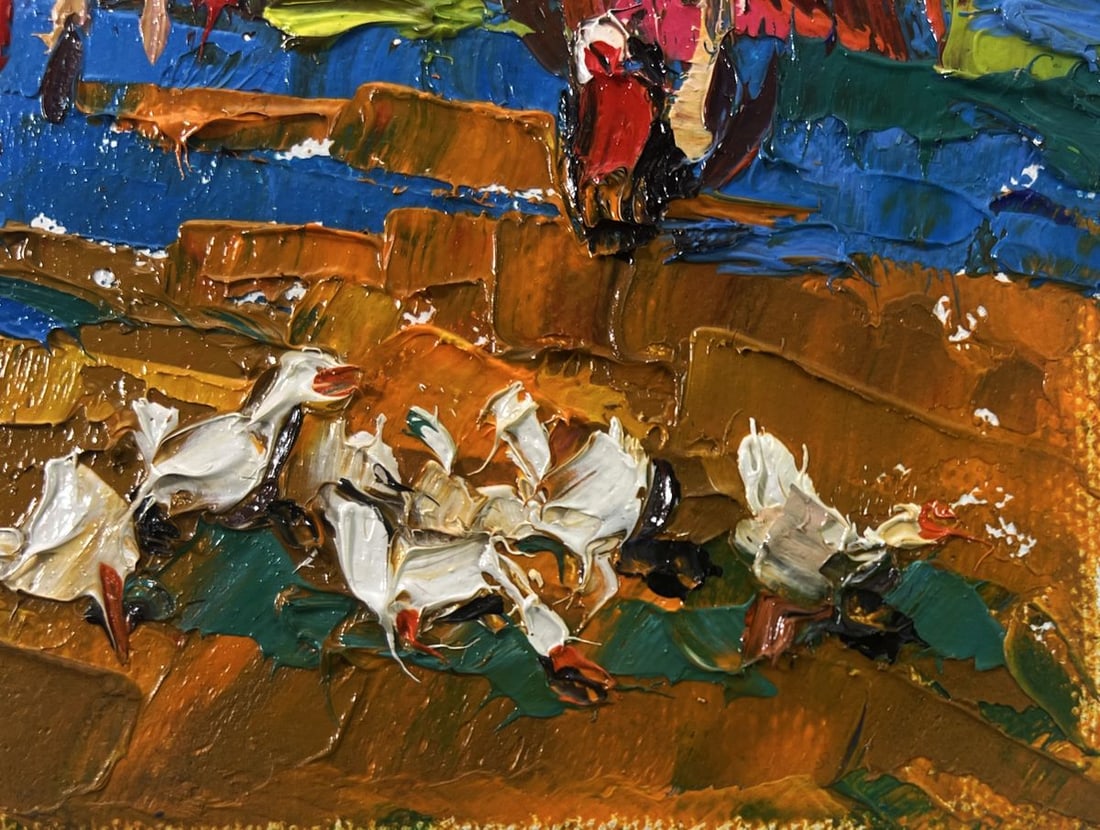 Oil painting Autumn touches the field Oleksiy Ivanyuk - 7