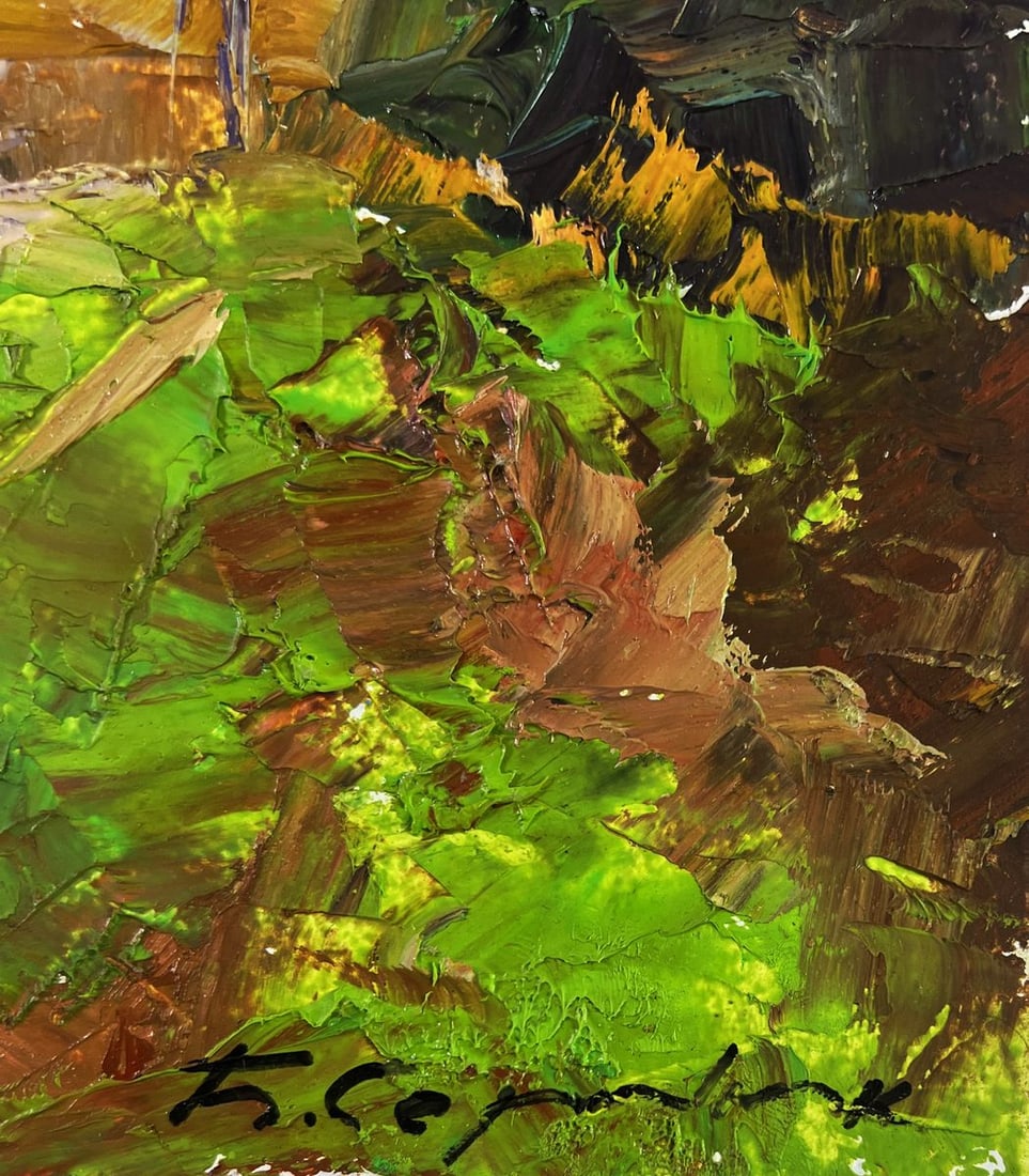 Oil painting Autumn silence on the road Boris Serdyuk - 9