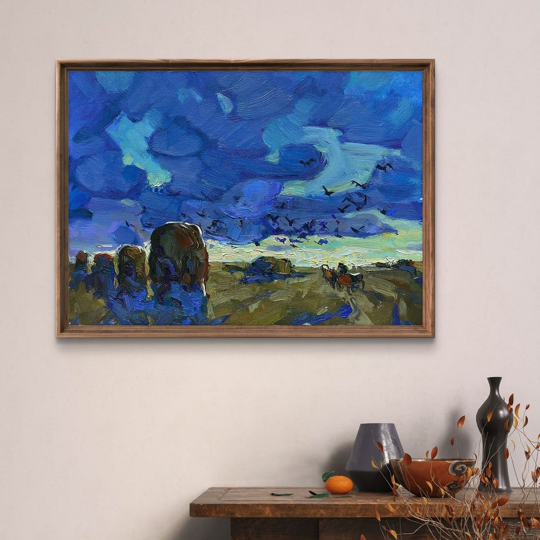 Oil painting The Long Road Home Oleksiy Ivanyuk - 2