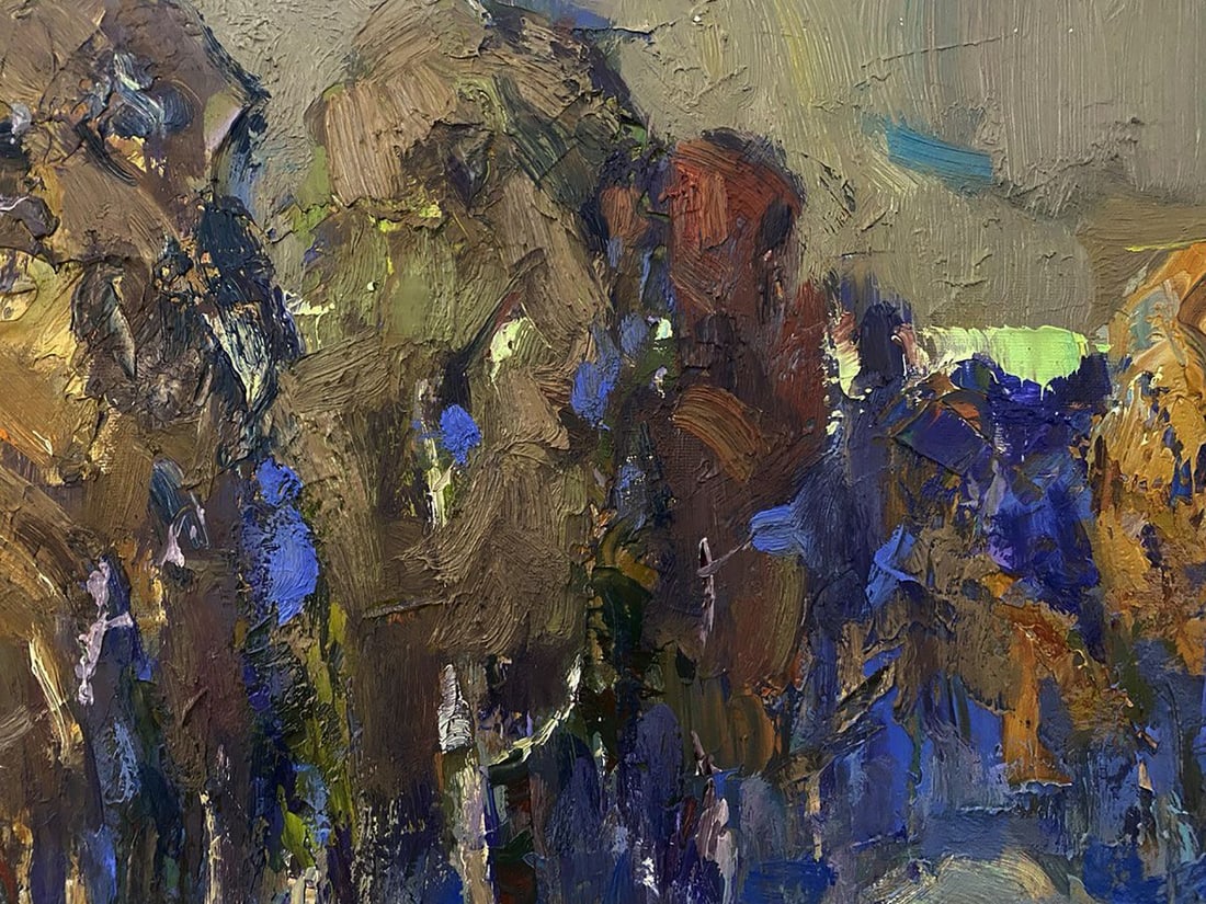 Oil painting In the cold steppes Oleksiy Ivanyuk - 4