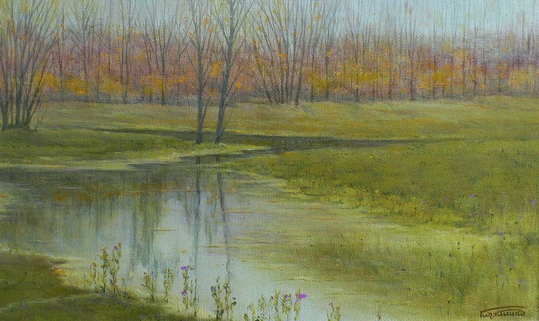 Oil painting Autumn motive Vasily Korkishko - 3