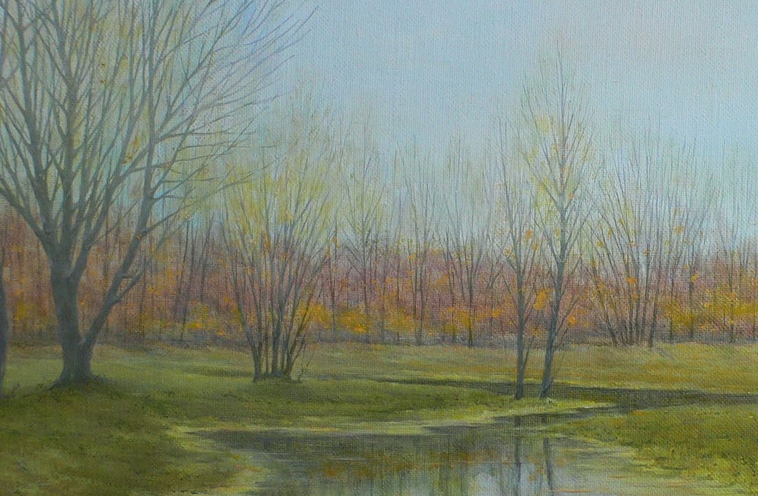 Oil painting Autumn motive Vasily Korkishko - 6