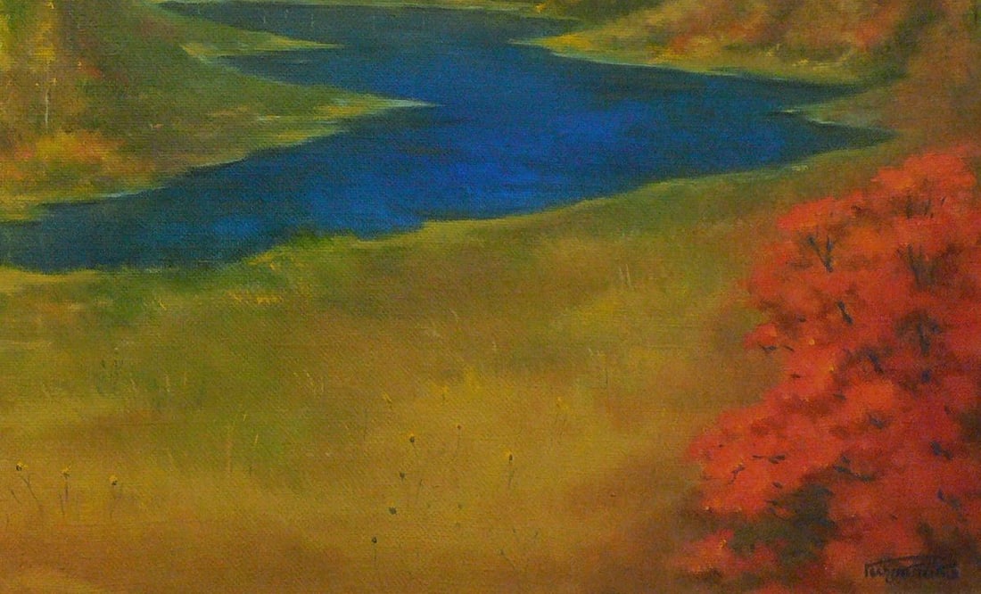 Oil painting Golden autumn Vasily Korkishko - 3