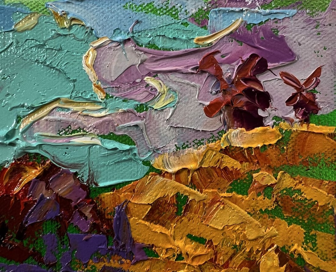 Oil painting Autumn nature Oleksiy Ivanyuk - 5