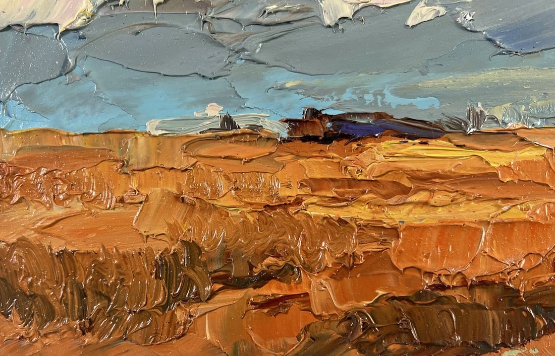 Oil painting Where there is bread there is a home Boris Serdyuk - 4