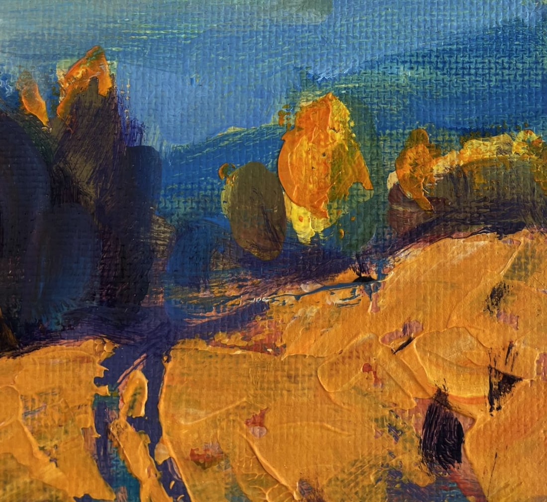 Acrylic painting Warm autumn Mykhailo Patskan - 6