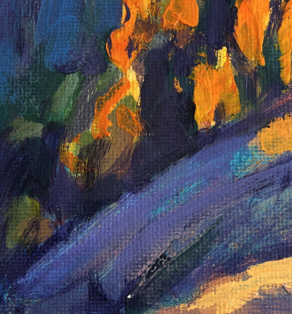 Acrylic painting Warm autumn Mykhailo Patskan - 7