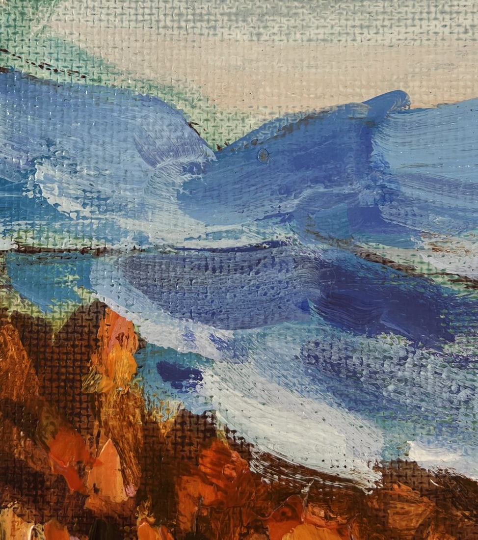 Acrylic painting Colors of the autumn forest Mykhailo Patskan - 4