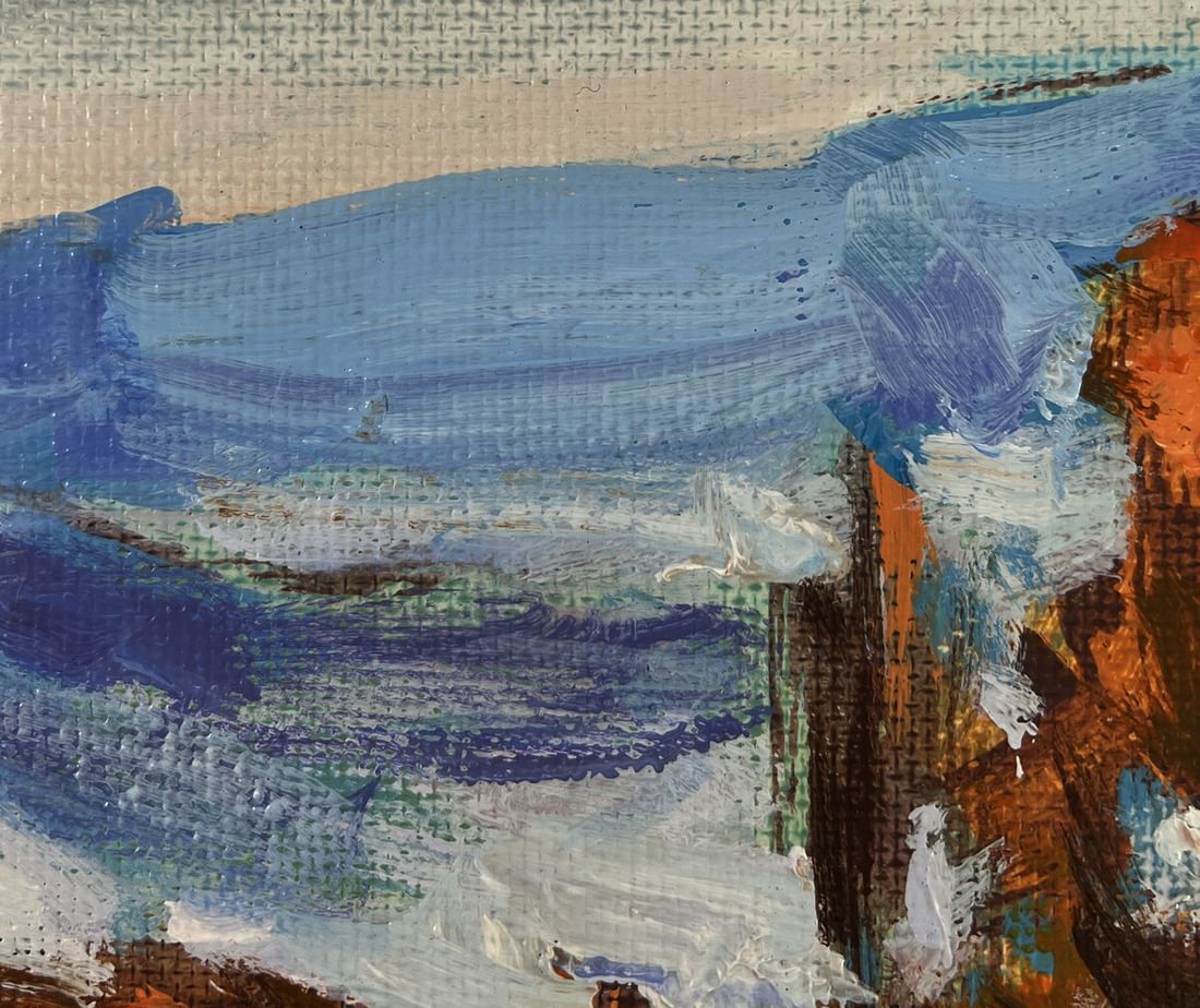 Acrylic painting Colors of the autumn forest Mykhailo Patskan - 5