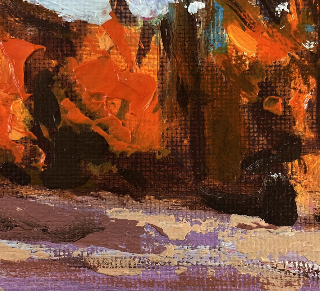 Acrylic painting Colors of the autumn forest Mykhailo Patskan - 8