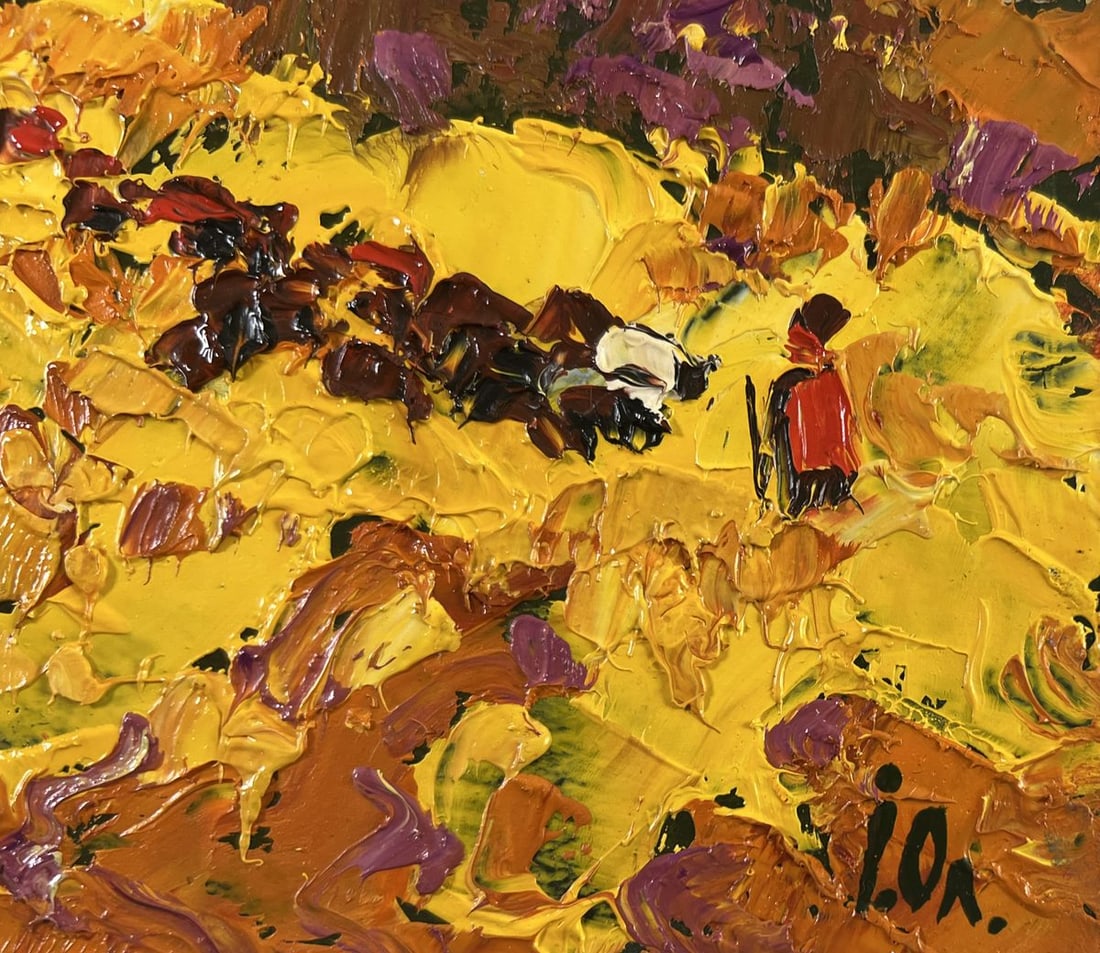 Oil painting Autumn is floating over the horizon Alex Kalenyuk - 7