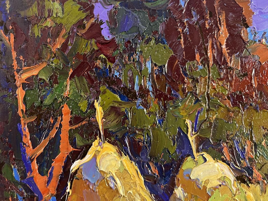 Oil painting Autumn silence Oksana Kalenyuk - 4