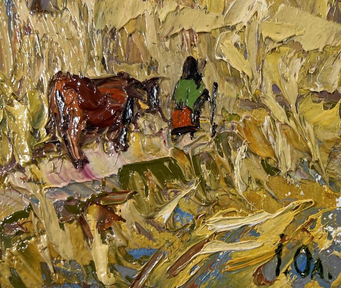 Oil painting At the forest edge Alex Kalenyuk - 7