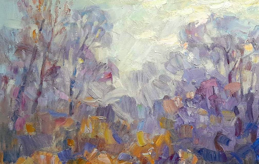 Oil painting Autumn forest Ivan Kovalenko - 2