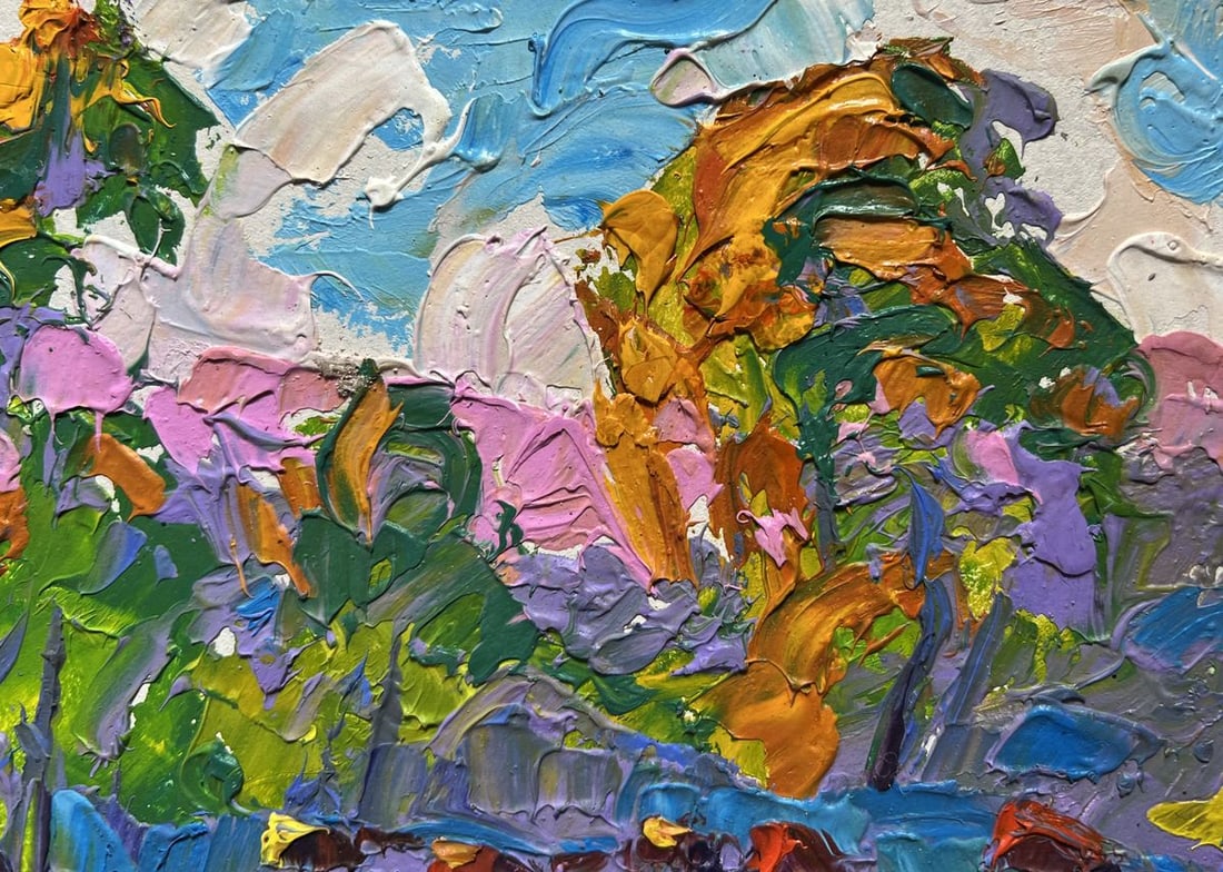 Oil painting Autumn colors of nature Alex Kalenyuk - 5