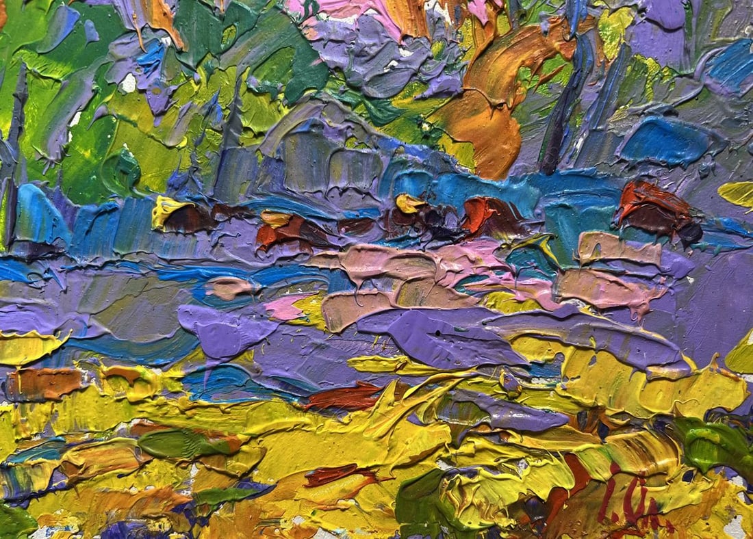 Oil painting Autumn colors of nature Alex Kalenyuk - 9