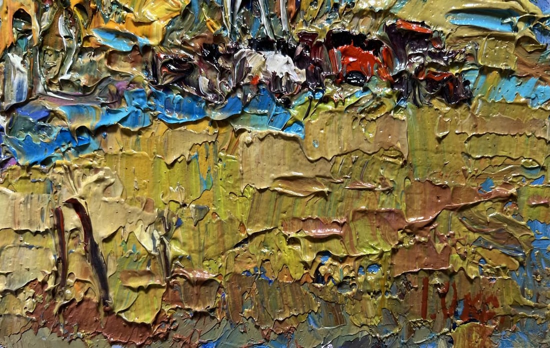 Oil painting Autumn sunny day Oksana Kalenyuk - 9