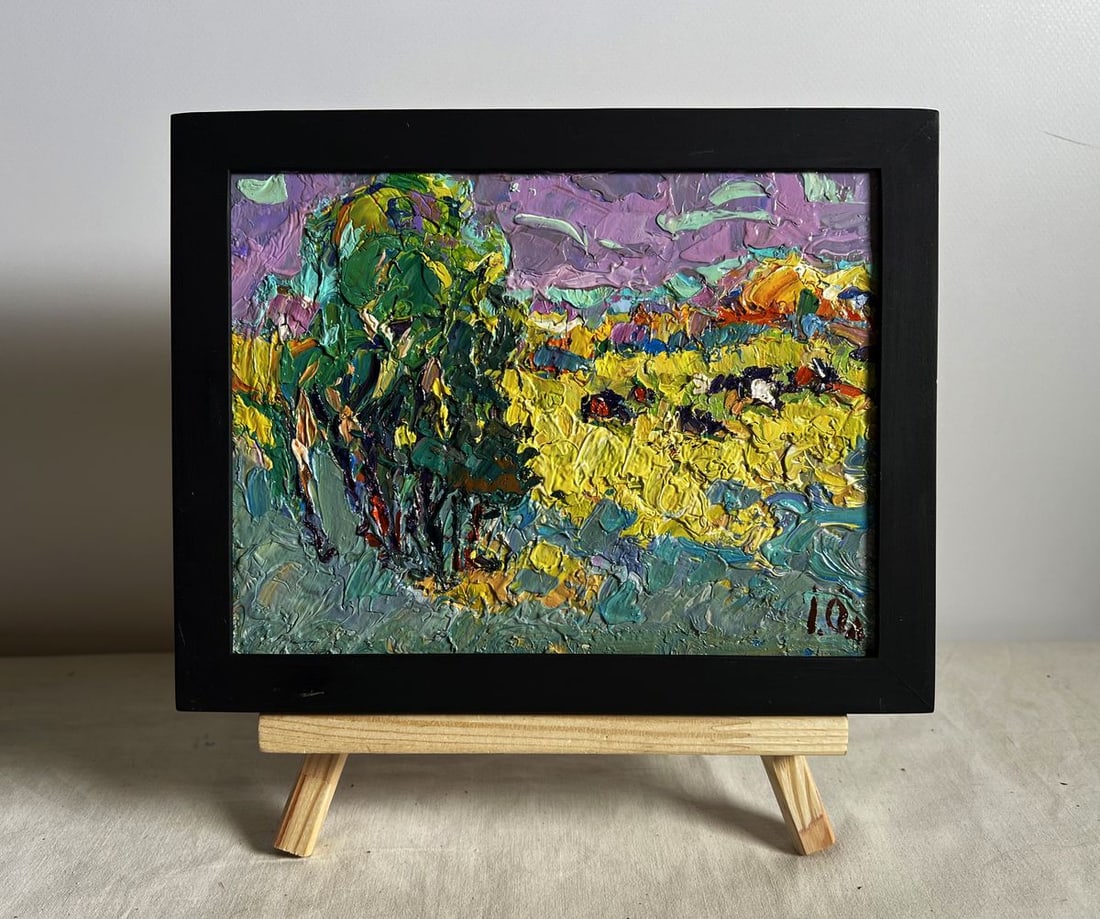 Oil painting In autumn after the rain Alex Kalenyuk - 2