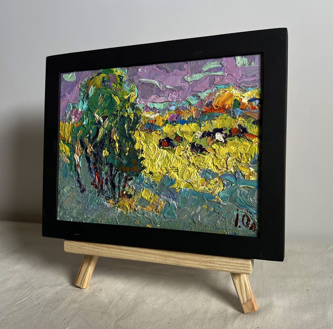 Oil painting In autumn after the rain Alex Kalenyuk - 3