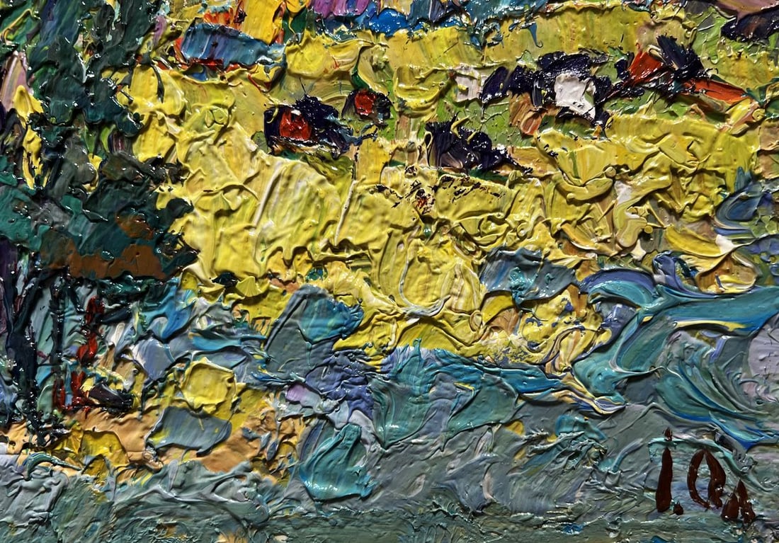 Oil painting In autumn after the rain Alex Kalenyuk - 9