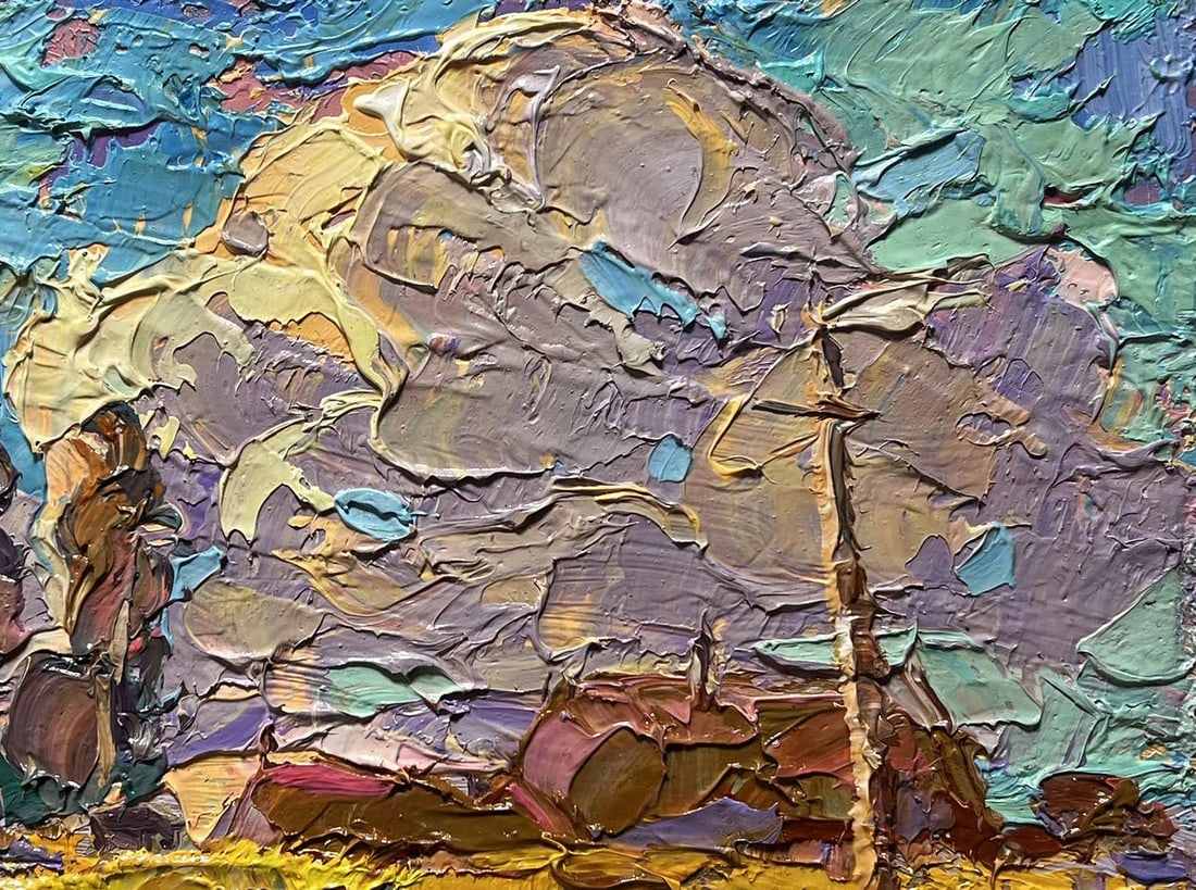 Oil painting Early autumn morning Alex Kalenyuk - 7