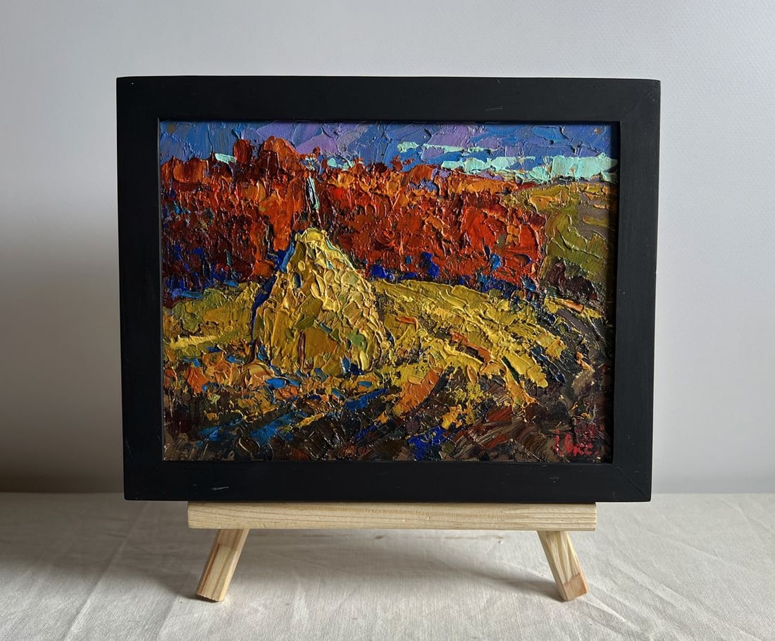 Oil painting Autumn smell of the field Oksana Kalenyuk - 2